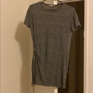 T-shirt dress/cover up with side tie